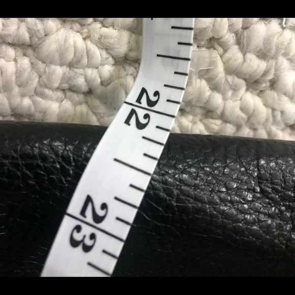 Fossil black leather crossbody - Picture 5 of 10